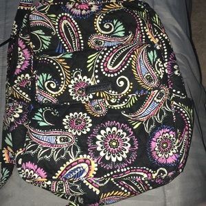 Black Vera Bradley rainbow bag